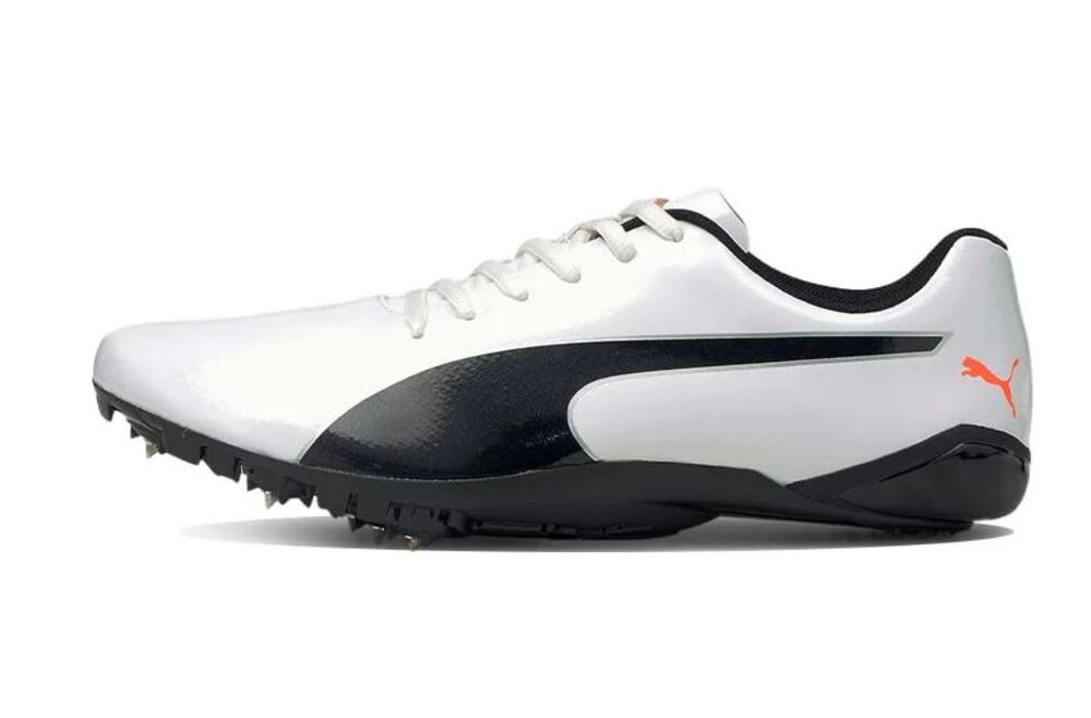 PUMA EvoSPEED Prep Sprint 2 White Black Track Spikes 6.5
